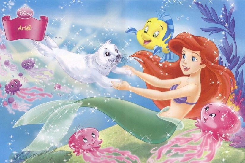 Disney Princess Ariel Background Wallpapers 07803