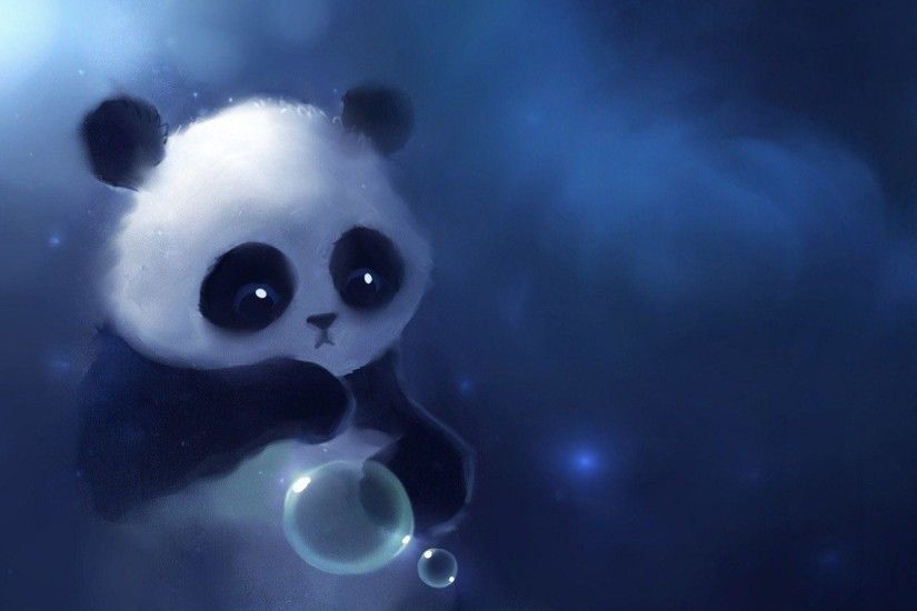 Wallpapers For > Cute Cartoon Panda Wallpaper