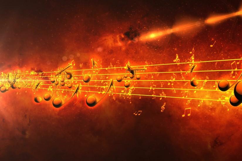 full size music notes background 3840x2160 free download