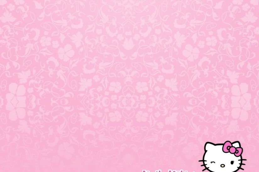 pink hello kitty background