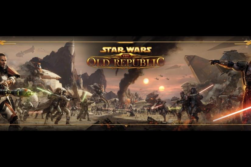 Star Wars: The Old Republic Dual Monitor Wallpaper 2048x1152