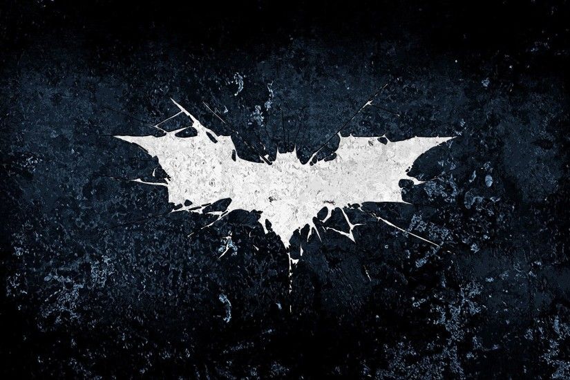 Splattered Batman Logo