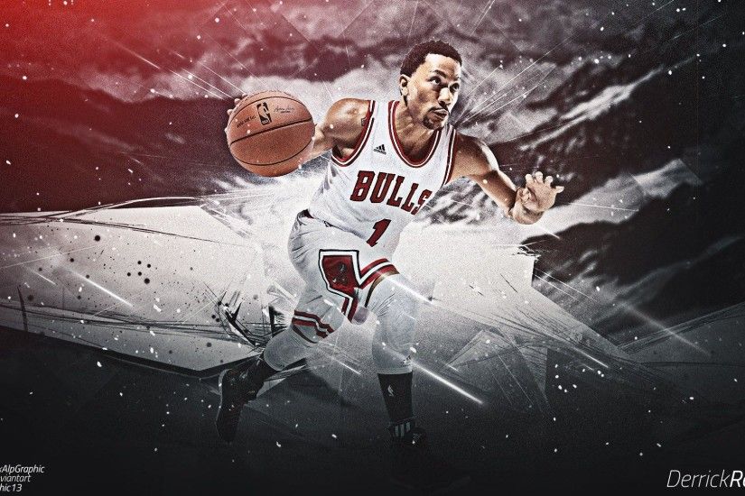Derrick Rose #1 Chicago Bulls 2015 Wallpaper Wide or HD | Male .