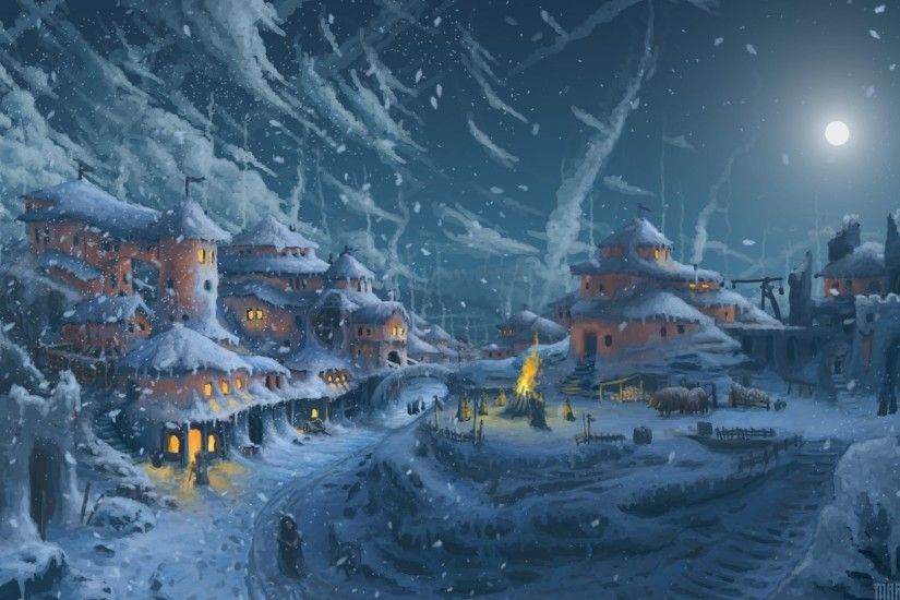 Winter Fantasy Backgrounds #6816012 ...
