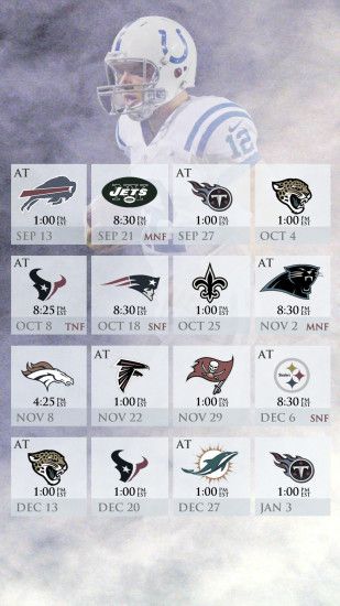 Colts Schedule Mobile Wallpaper ...