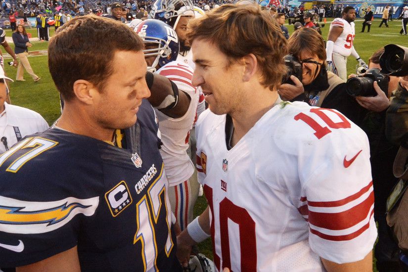 Eli Manning and Philip Rivers have rarely ever seen each other on the same  field: