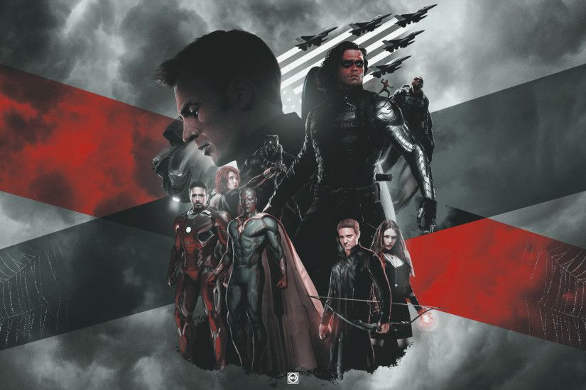 ... Captain America: Civil War - HD Wallpaper by muhammedaktunc