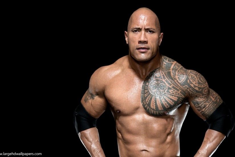 WWE Superstar Dwayne The Rock Johnson Body HD Wallpapers