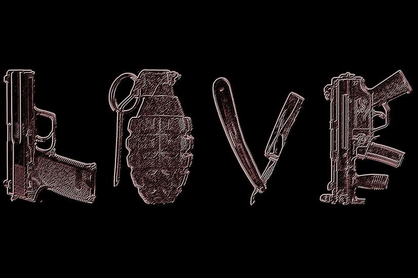 Love Guns Wallpaper 2800x1750 Love, Guns