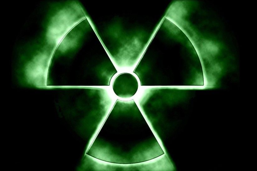 Sci Fi - Radioactive Green Biohazard Wallpaper