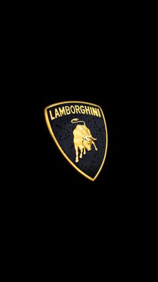 Lamborghini Logo Black Android Wallpaper ...