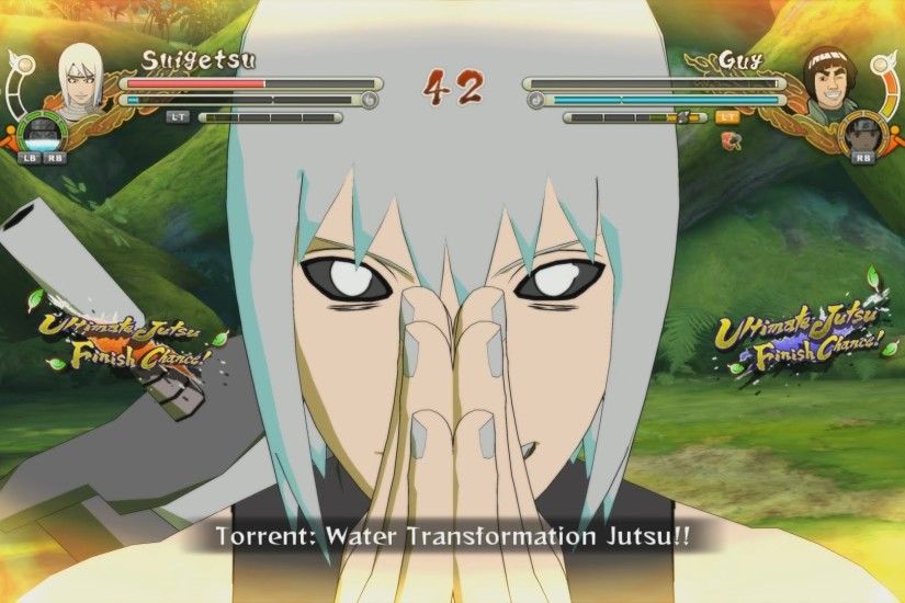 Naruto Storm 3: Full Burst - MODS - Mangetsu (Suigetsu) vs Gai - YouTube