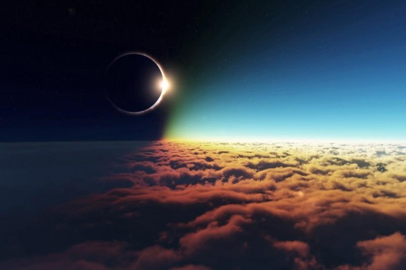Awesome Solar Eclipse Wallpaper .
