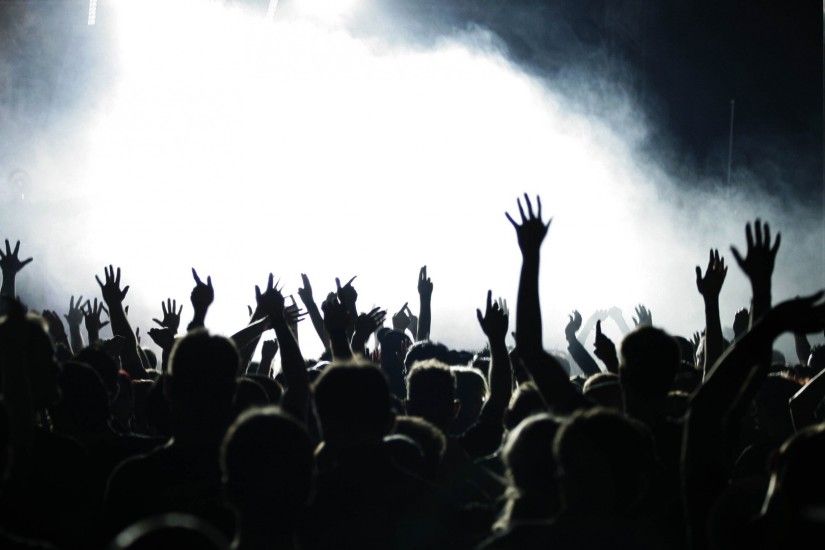 Download Wallpaper 1920x1080 people, hands, concert, music, crowd Full HD  1080p HD Background