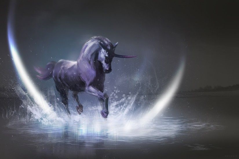 artwork, Fantasy Art, Unicorns, Horse Wallpapers HD / Desktop and Mobile  Backgrounds