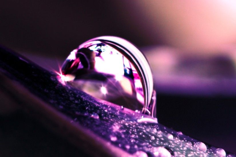 Macro Photography Water Droplets Wallpaper Desktop