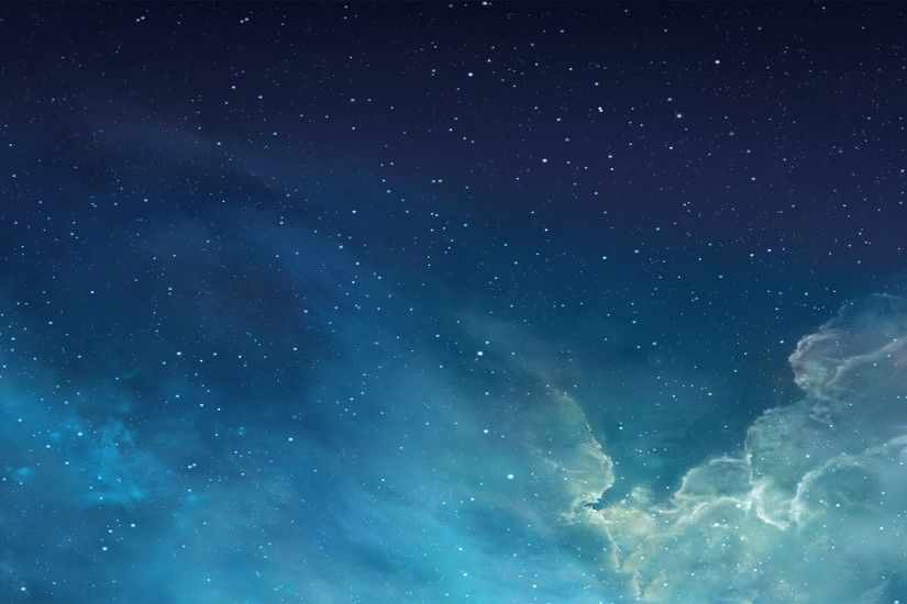Blue Sky and Stars Desktop Picture