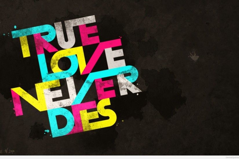 True love quote wallpaper HD