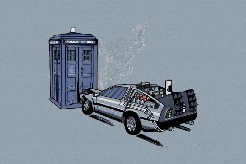 Movie - Back To The Future DeLorean Doctor Wallpaper