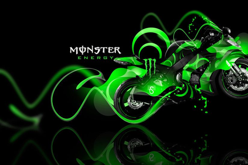 Monster-Energy-Kawasaki-Ninja-Green-Plastic-Bike-Wallpapers