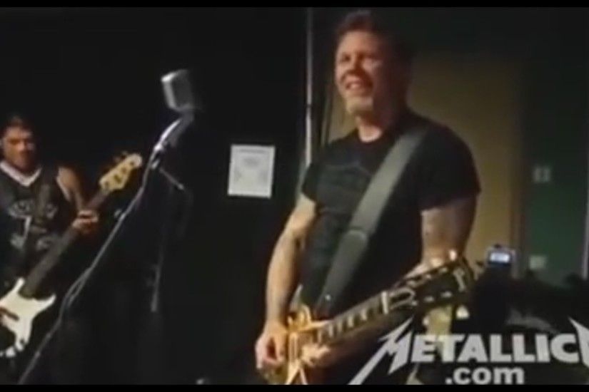 James Hetfield & Kirk Hammett Funny Solo