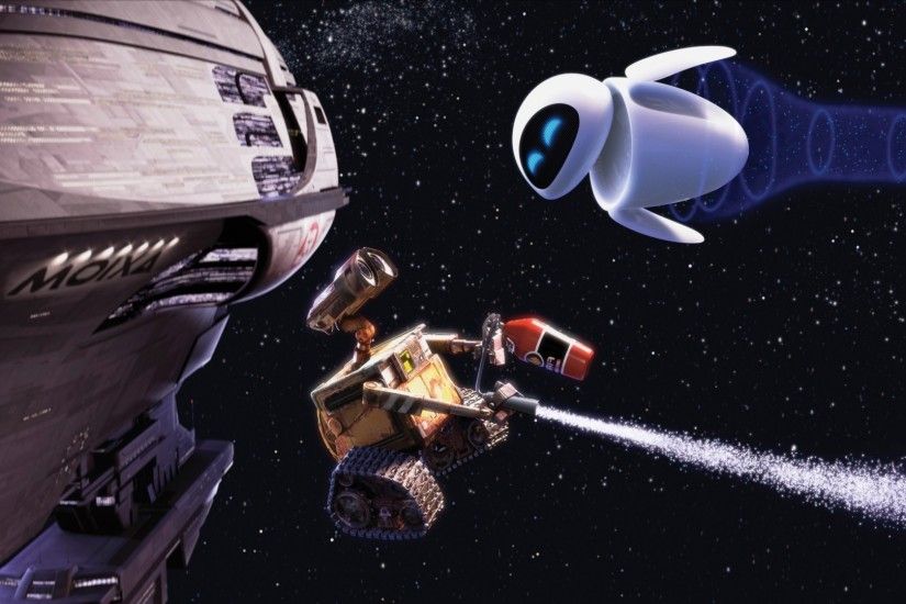 HD 16 9 Source Â· WALL E Pixar Animation Studios Movies Stars Spaceship Robot
