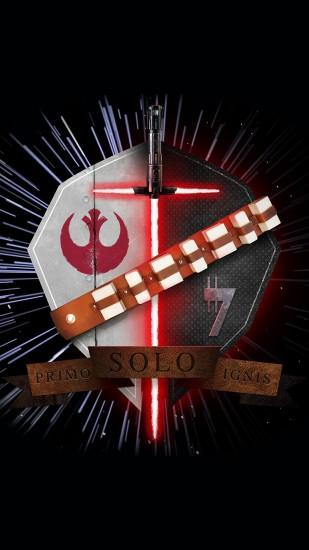 Star Wars Family Crest Han Solo Primo Solo Ignis iPhone 6+ HD Wallpaper