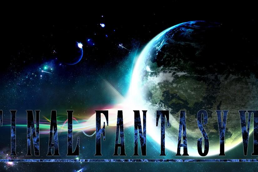 Final Fantasy 7 Logo Background.