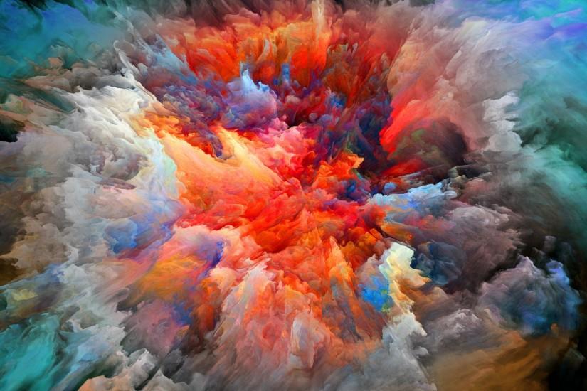 Explosion Of Colors Mac wallpaper