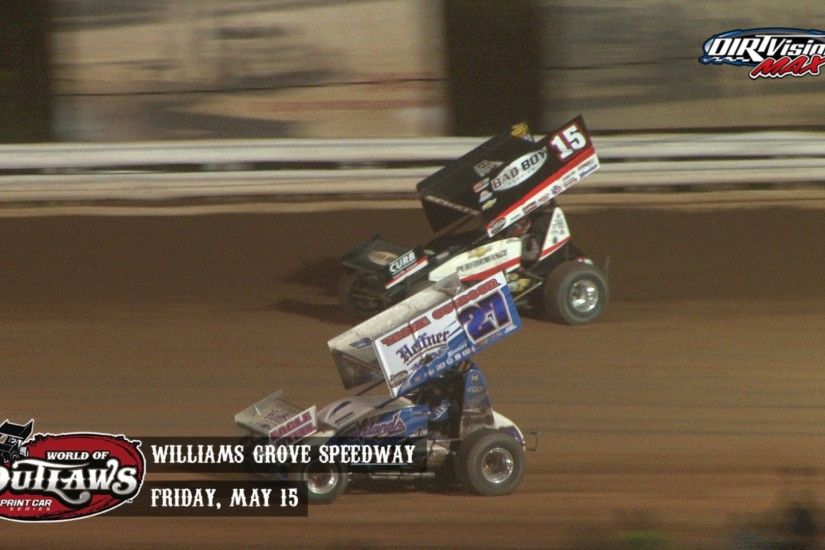 Highlights: World of Outlaws Sprint Cars Williams Grove Speedway May 15th,  2015