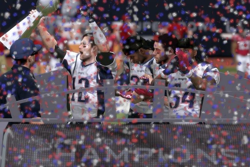 Madden 17 Super Bowl 51 New England Patriots Champions