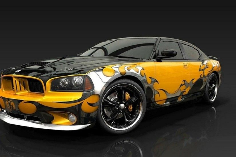 cars muscle cars creative dodge challenger dodge charger 1920x1200 free-hd- wallpapers-for