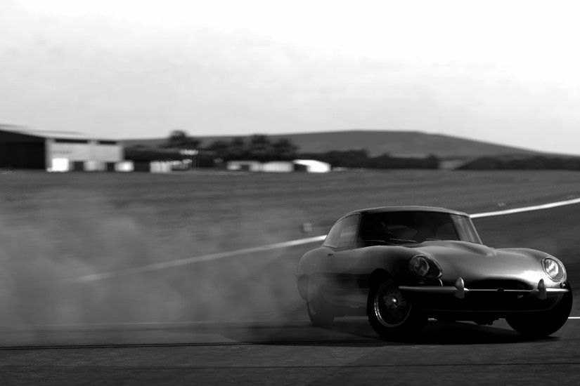 ... Jaguar E-type on Top Gear Test Track by TheFinek