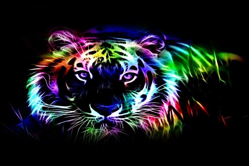 desktop neon tiger backgrounds dowload desktop neon tiger backgrounds .