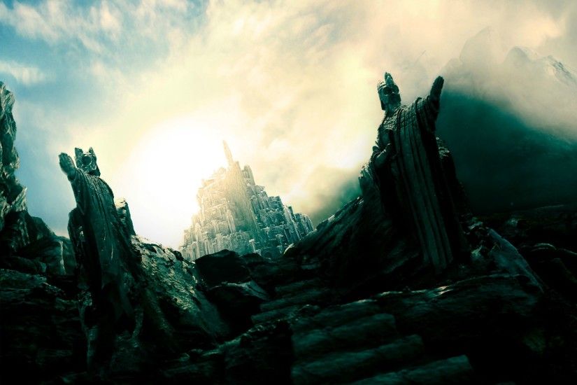 Movie - The Lord Of The Rings City Fantasy Minas Tirith Wallpaper