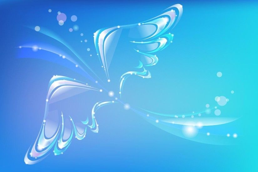 Wallpapers For > Blue Butterfly Abstract Backgrounds