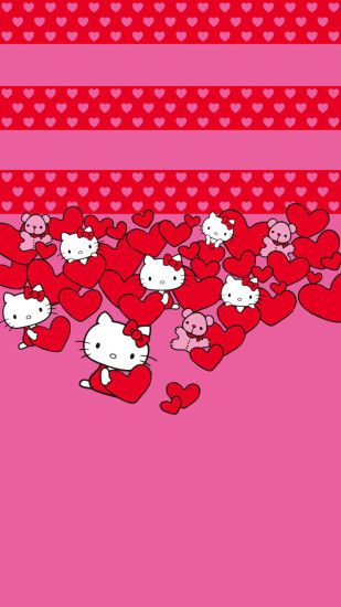 Hello Kitty Hearts LG G3 Wallpapers