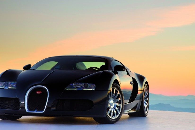 Vehicles - Bugatti Veyron Black Car Wallpaper
