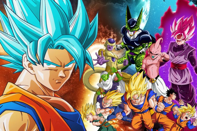 ... Dragon Ball Z And Dragon Ball Super Wallpaper by WindyEchoes