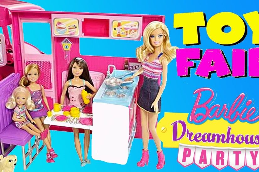 NEW Barbie Disney Frozen Elsa & Anna 2015 Toys â¤ Toy Fair Barbie Dream  House DisneyCarToys - YouTube