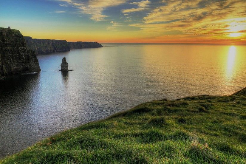 Ireland Sunset Wide Wallpaper