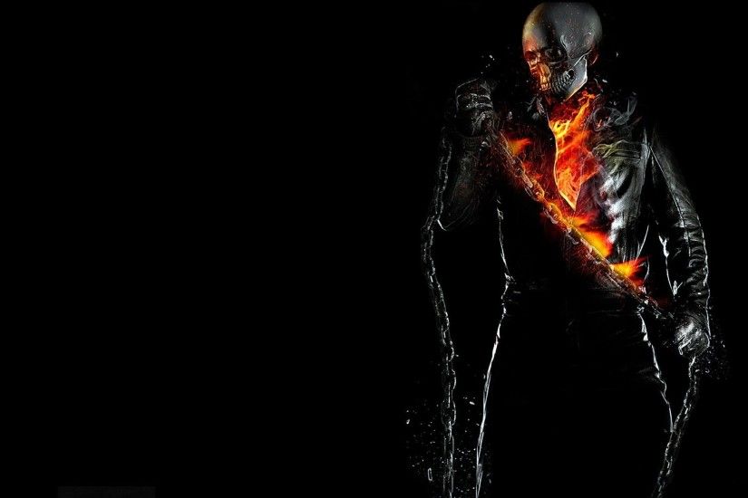 background skeleton circuit fire flame ghost rider ghost rider