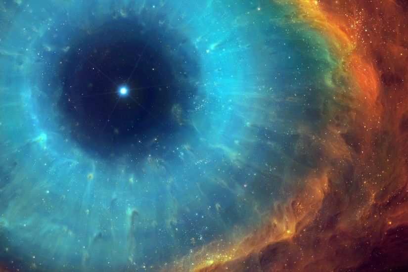 Eye of God Helix nebula wallpaper