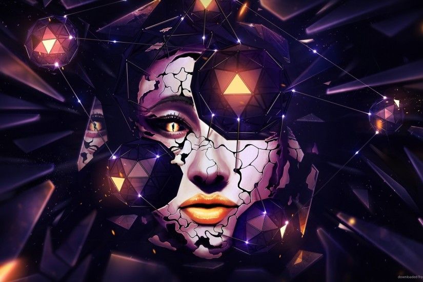 HD Triforce Surreal Art wallpaper