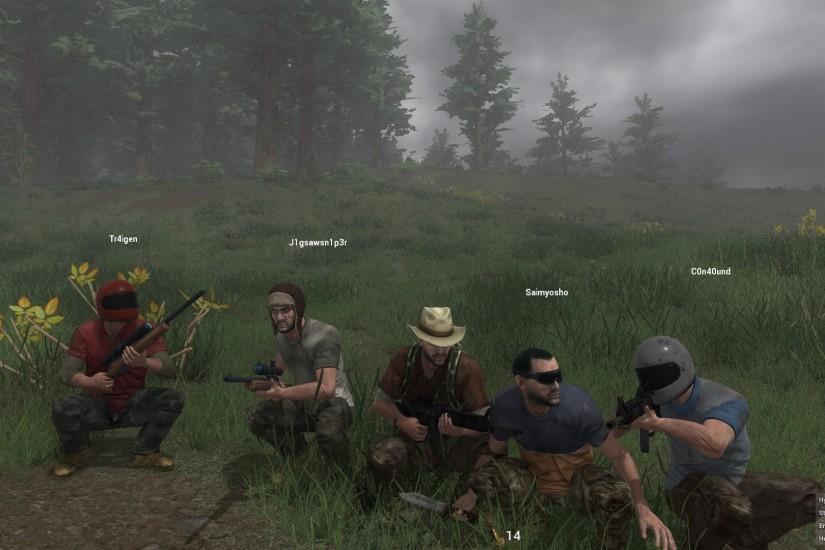 Post a picture of your H1Z1 survival crew.