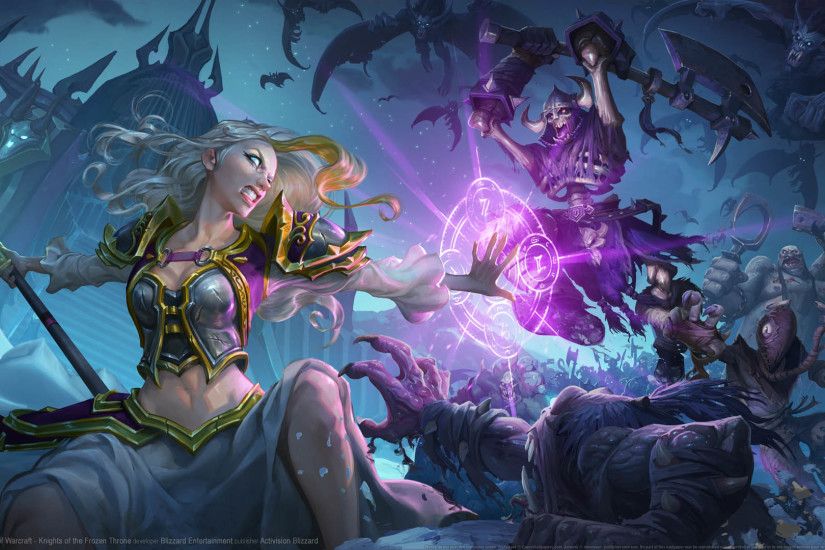 ... Hearthstone: Heroes of Warcraft - Knights of the Frozen Throne wallpaper  or background 01