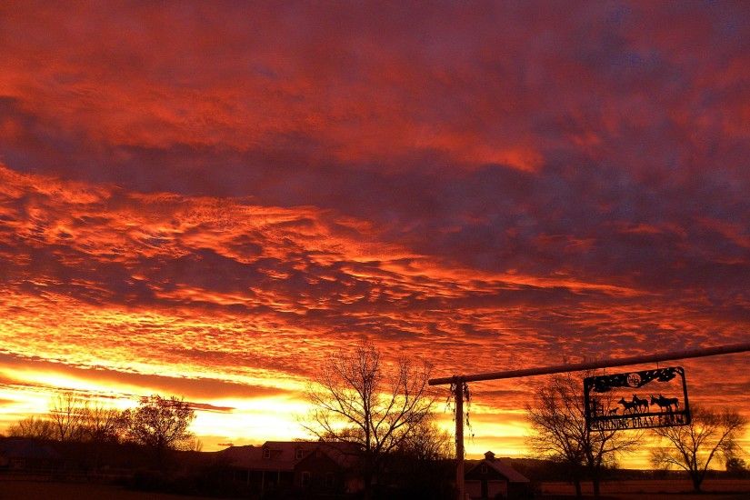 Winter solstice sunrise