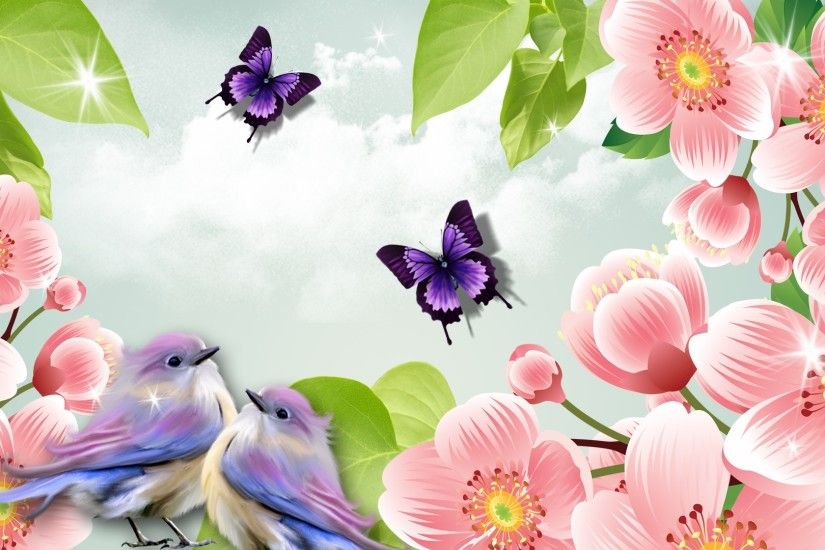 Images For > Cute Spring Desktop Wallpaper