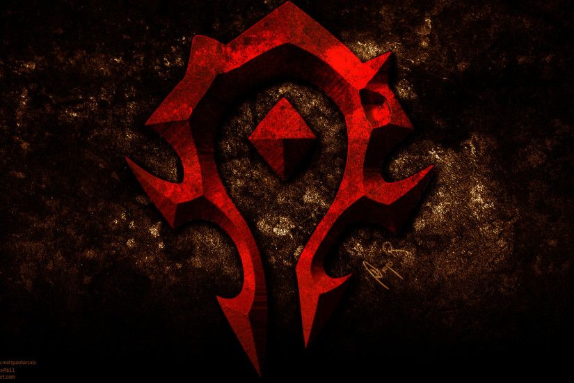 World of Warcraft Horde Logo Here are some of the best World of Warcraft  Artwork I