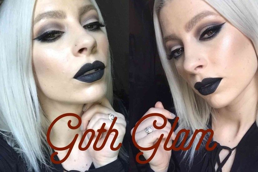 GOTH GLAM | Kat Von D Shade & Light Palette + Everlasting Liquid Lipstick -  YouTube